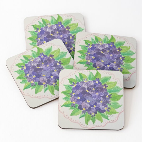 Item preview, posy of violets designed and sold by mmacart.