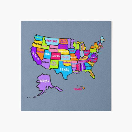 Multicolor Watercolor Minnesota State Map Digital' Unisex Crewneck