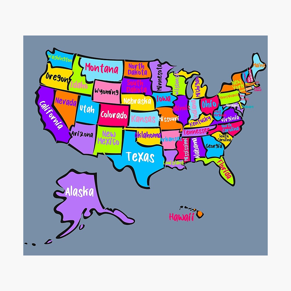 map-of-usa-states-and-capitals-poster-laminated-17-x-22-inches