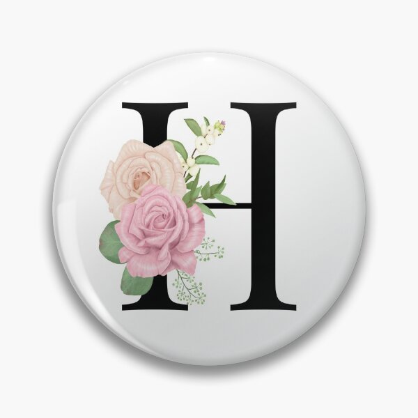 Item preview, Floral H Monogram designed and sold by starrylite.