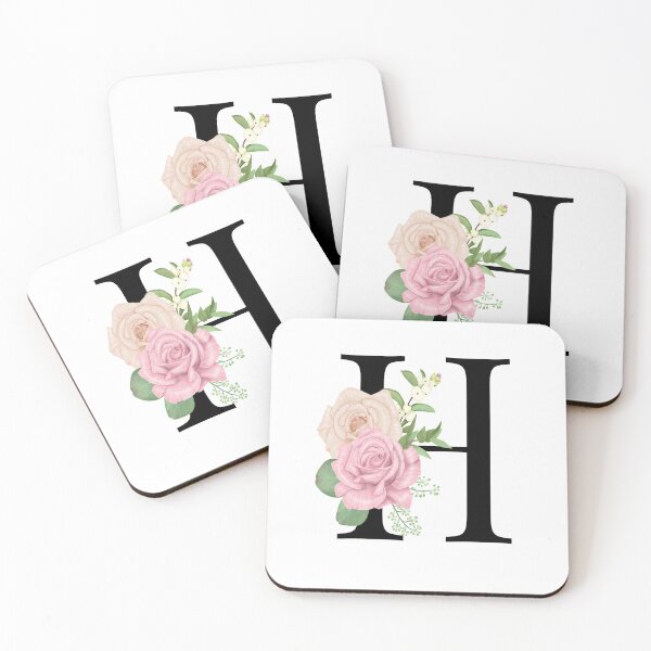 Item preview, Floral H Monogram designed and sold by starrylite.