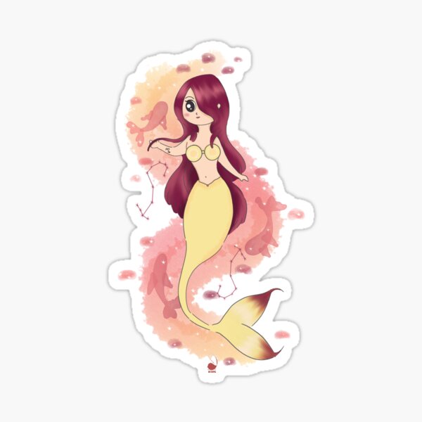 Scorpion mermaid Sticker