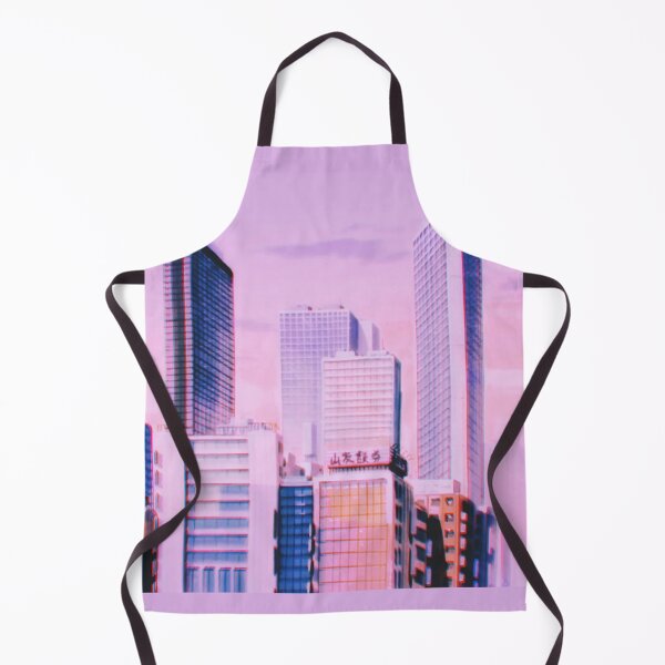 Item preview, Aesthetic lofi anime city skyline designed and sold by WanderAesthetic.