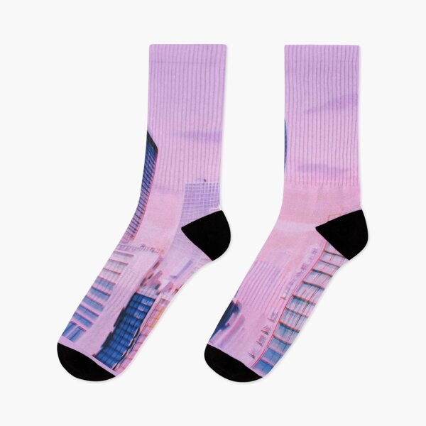 Item preview, Aesthetic lofi anime city skyline designed and sold by WanderAesthetic.