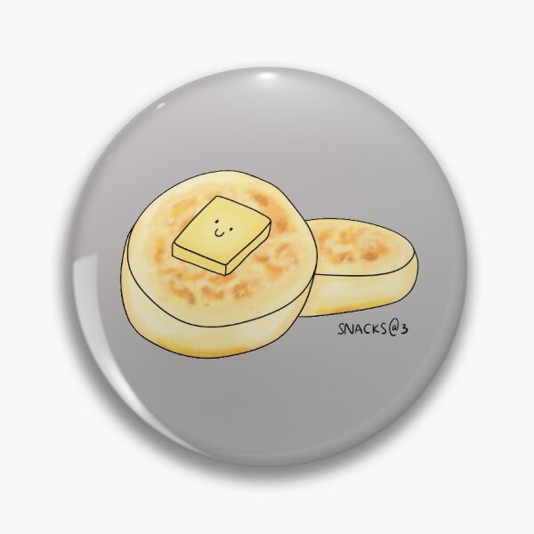 Item preview, Little crumpets with butter designed and sold by Snacks-At-3.