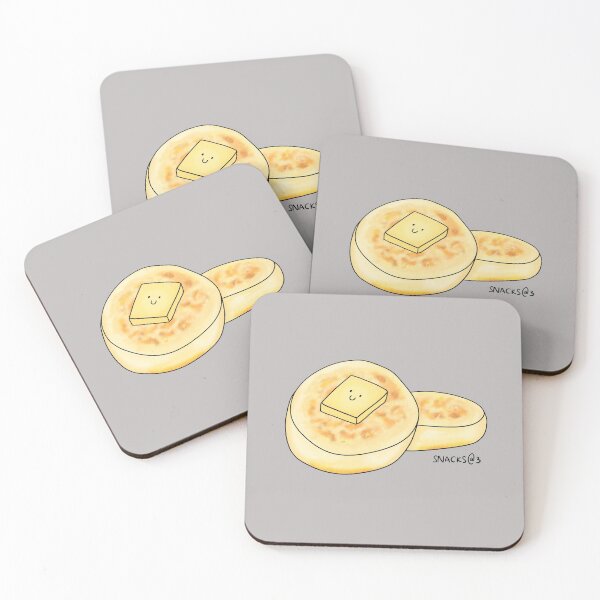 Item preview, Little crumpets with butter designed and sold by Snacks-At-3.