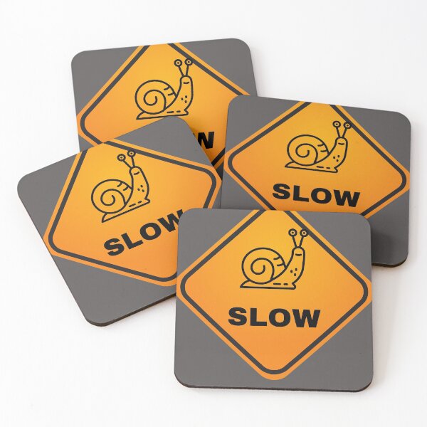 Item preview, Cute Funny Snail Slow Traffic Sign on Street  designed and sold by Mani Naga.