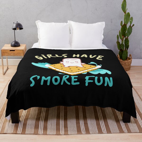 Item preview, Funny Camping Girls Have S'more Fun Funny Dancing Marshmallow Kawaii Smores Lover Gift  designed and sold by alenaz.
