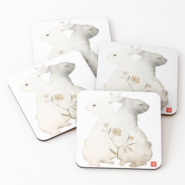 Item preview, twin  rabbit designed and sold by Caliwo.