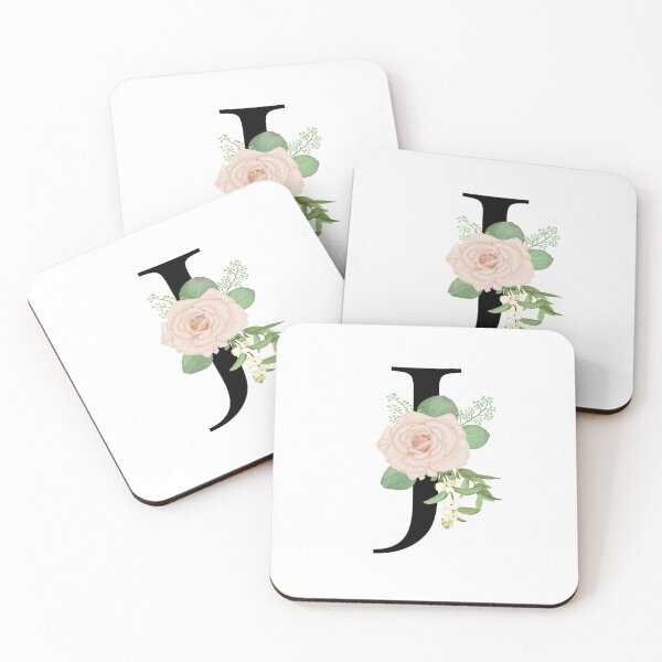 Item preview, Floral J Monogram designed and sold by starrylite.