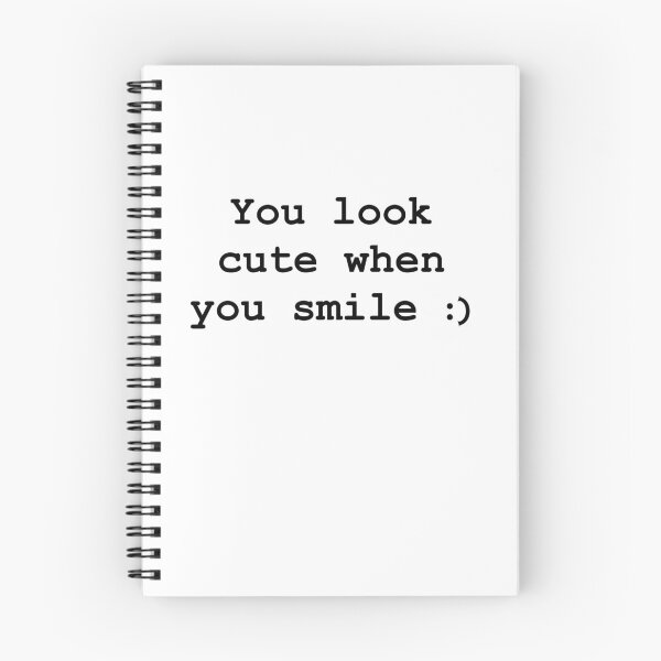 Item preview, “You look cute when you smile :)” designed and sold by Max  Chui.