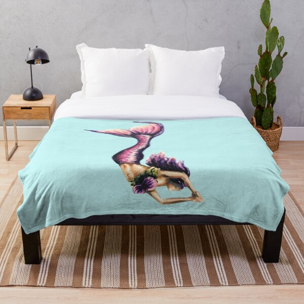 Item preview, Diving Mermaid Painting designed and sold by Lady-Lilac.