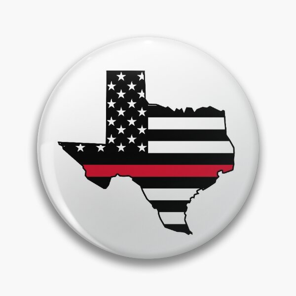 Item preview, Proud Texas Firefighter Red Stripe Flag designed and sold by Samsdesignshop.