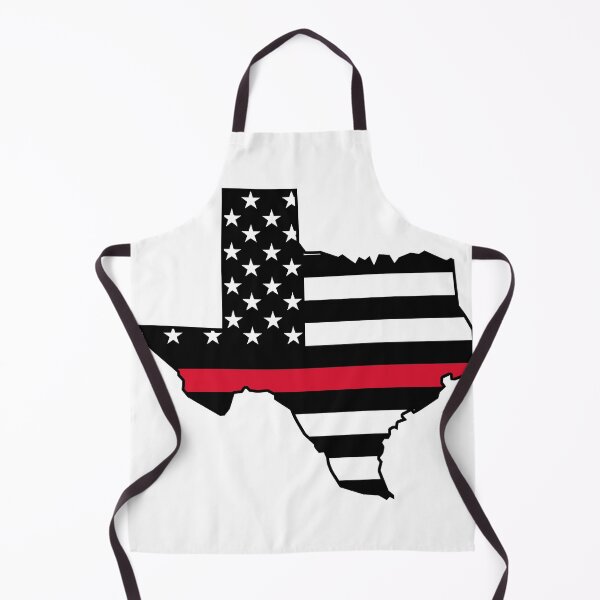Item preview, Proud Texas Firefighter Red Stripe Flag designed and sold by Samsdesignshop.