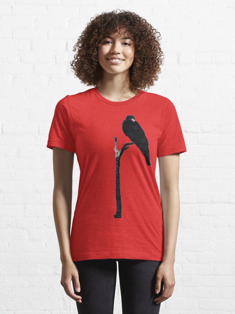 Alternate view of Punk Rock Raven Essential T-Shirt