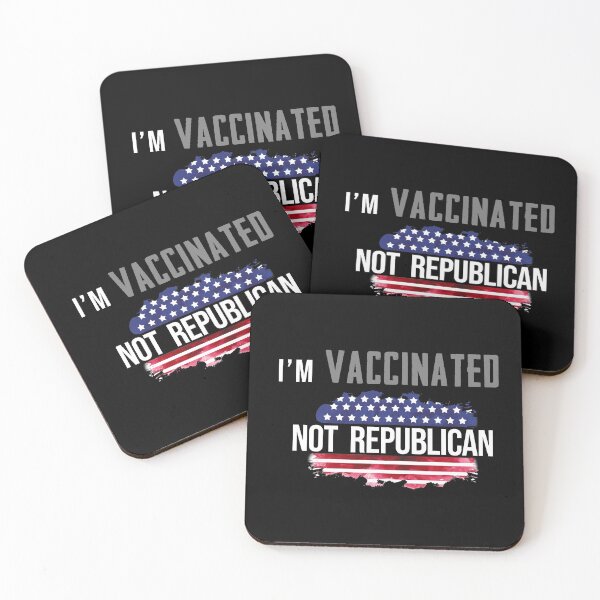 Item preview, Vaccinated not republican, I'm Vaccinated! Covid Vaccine. designed and sold by O-M-G.