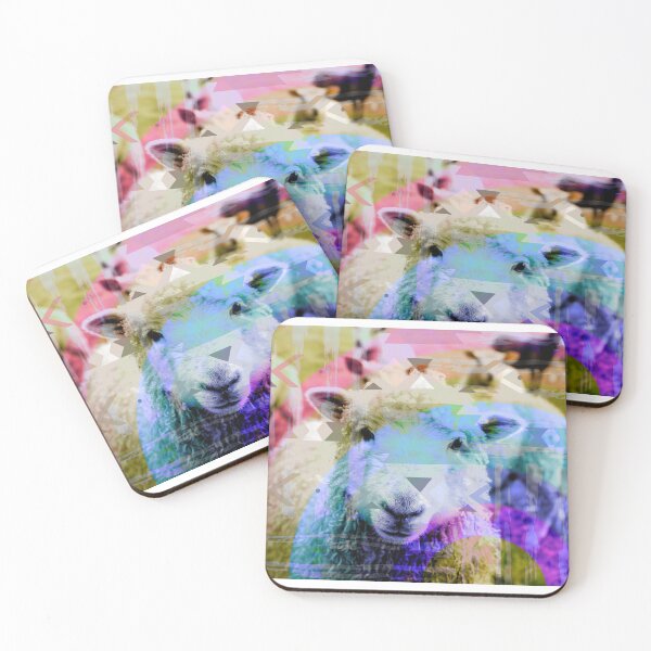 Item preview, Spring sheep with rainbow colors and patterns designed and sold by Elmanji.