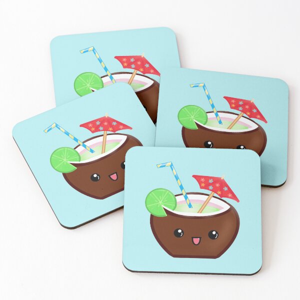 Item preview, Cute Coconut Lime Beverage | Pool Party Paper Umbrella Drinks | Summer Fun in the Sun designed and sold by juliuhhh.
