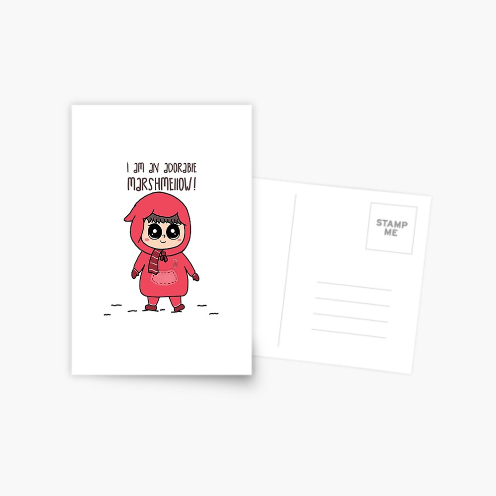 Marshmellow Ahiru Postcard