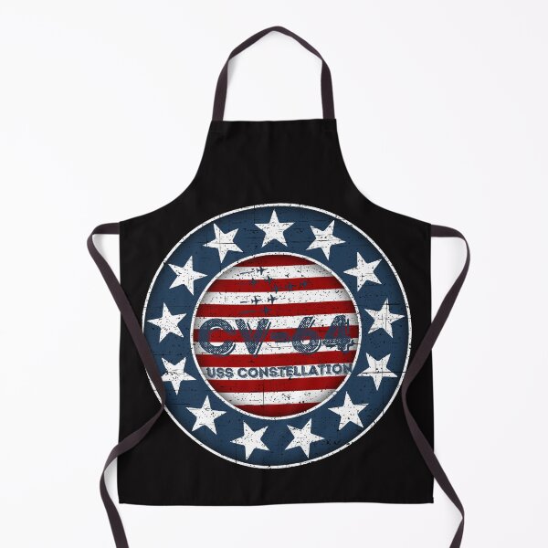 Item preview, Vintage CV-64 USS Constellation Aircraft Carrier American Flag Design designed and sold by Samsdesignshop.
