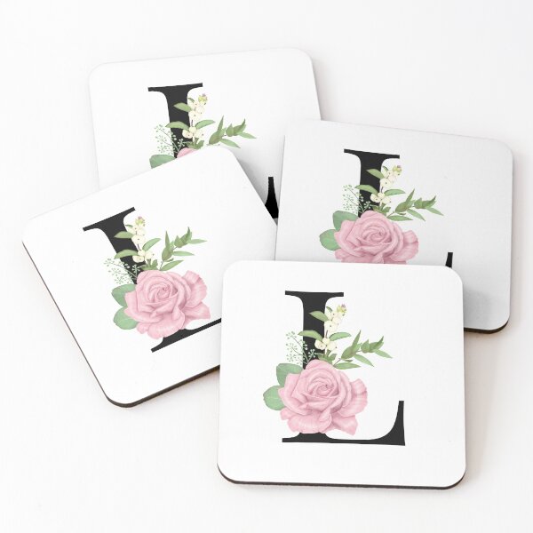 Item preview, Floral L Monogram designed and sold by starrylite.