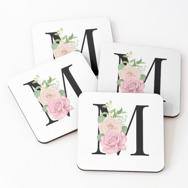 Item preview, Floral M Monogram designed and sold by starrylite.
