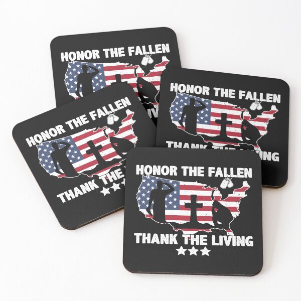 Item preview, Honor The Fallen Thank The Living Memorial Day American Flag Solder Veteran Patriotic Gift designed and sold by alenaz.