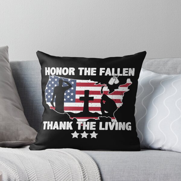 Item preview, Honor The Fallen Thank The Living Memorial Day American Flag Solder Veteran Patriotic Gift designed and sold by alenaz.