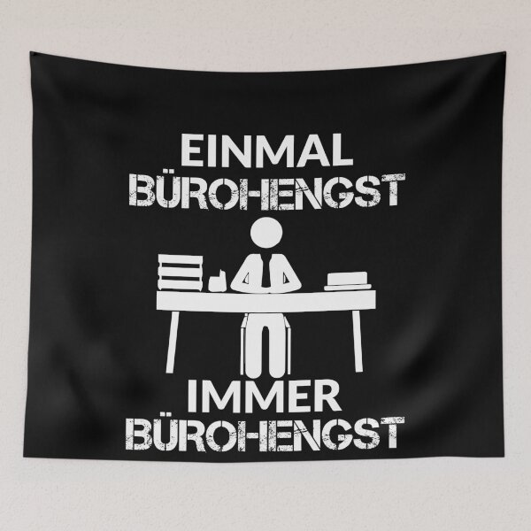 Artikelvorschau, EINMAL BÜROHENGST IMMER BÜROHENGST entworfen und verkauft von Spirit-Designs.