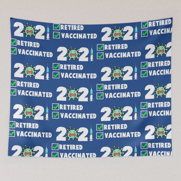Item preview, Funny 2021 I'm Retired Vaccinated Fathers Day designed and sold by WillieSmithShop.