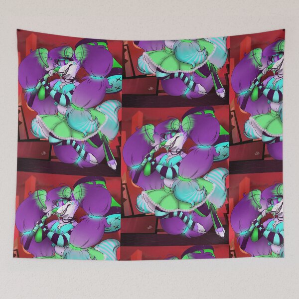 Item preview, clown fox  designed and sold by aforceofart.