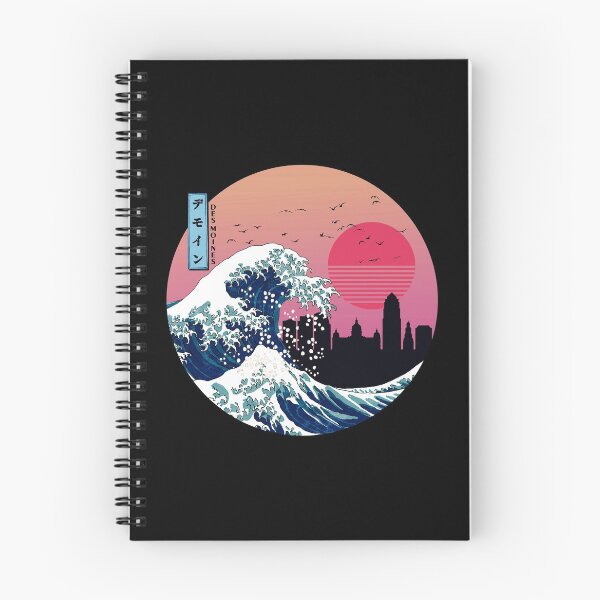 Item preview, Des Moines Kanagawa Wave Retro designed and sold by DFerraz.