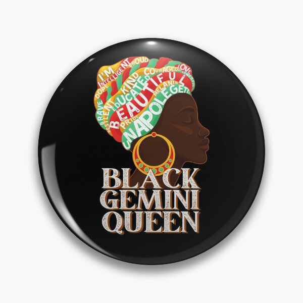 Item preview, Black Gemini Queen Horoscope Head Wrap Dhuku African American designed and sold by Easyas.