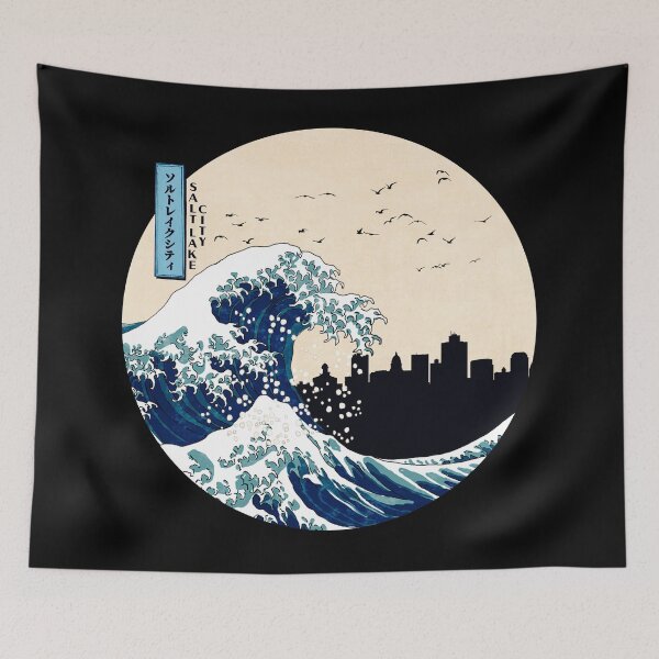 Item preview, Salt Lake City Kanagawa Wave designed and sold by DFerraz.