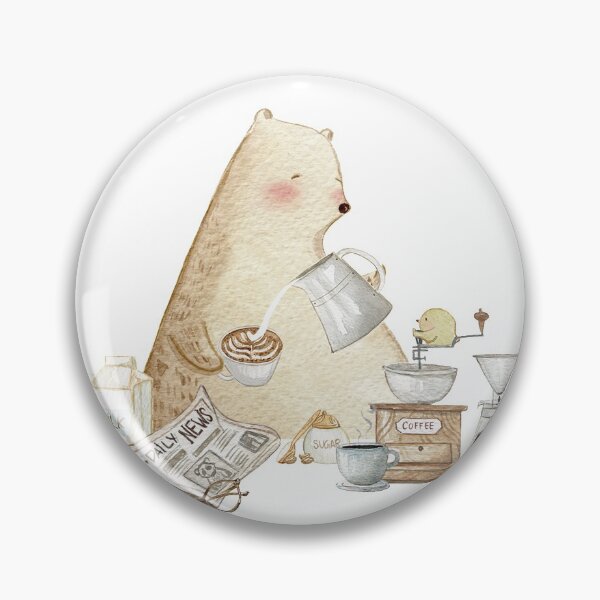 Item preview, Bear and Bird - Coffee Making designed and sold by bigbearandbird.