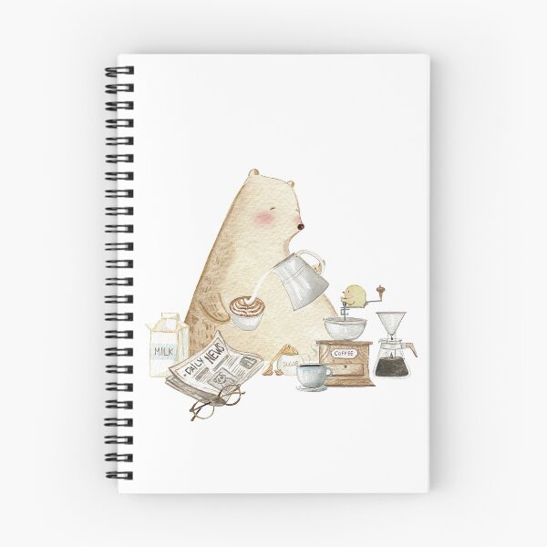 Item preview, Bear and Bird - Coffee Making designed and sold by bigbearandbird.