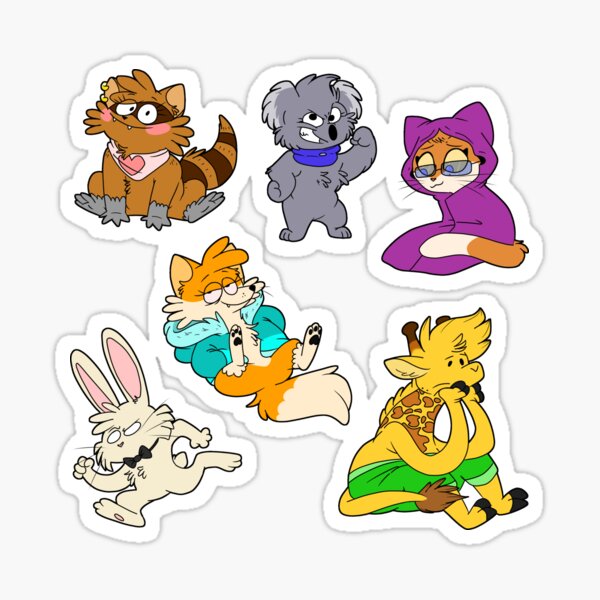 Item preview, Mammal Squad Stickers (OLD) designed and sold by tentalide.