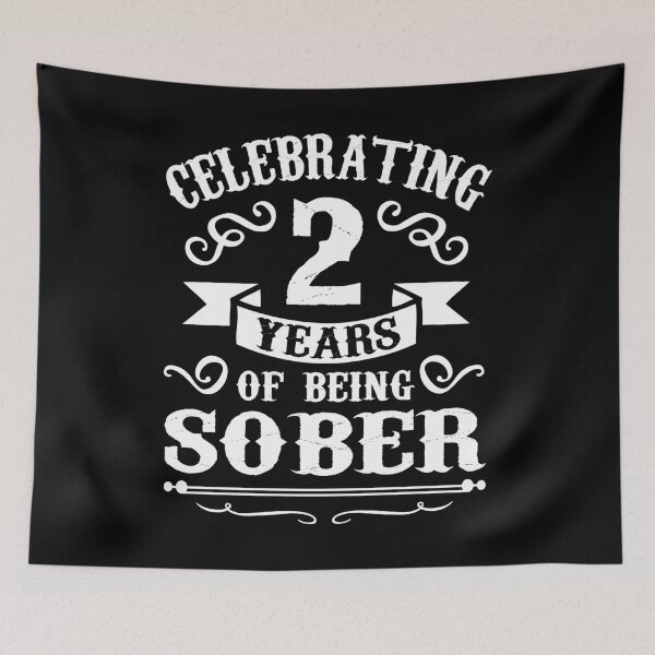 Item preview, 2 Years Sober Sobriety Anniversary designed and sold by CustUmmMerch.