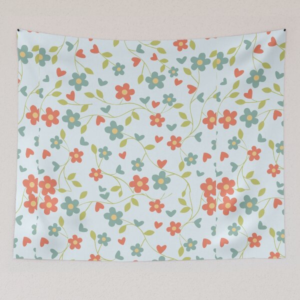 Item preview, Flowy Floral Throw blankets, throw pillows, t-shirts and many more designed and sold by hellonitish.