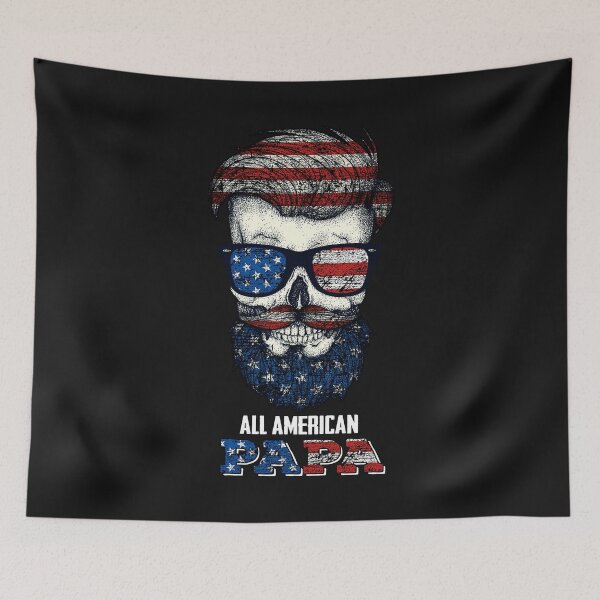 Item preview, Skull All American Papa 4th of July  designed and sold by AlisonWalsh24.