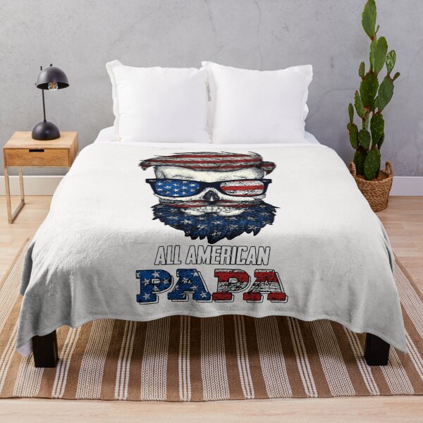 Item preview, Mens Skull All American Papa 4th of July  designed and sold by AlisonWalsh24.
