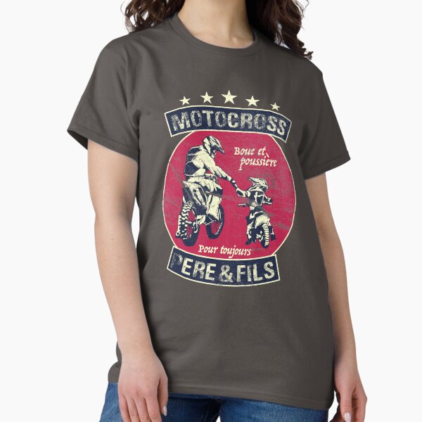 Motocross Father and Son - Mud and Dust Forever Classic T-Shirt
