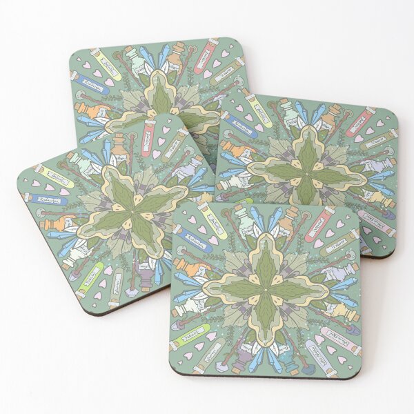Item preview, Magic Potions mandala art by Sweet As Pins  designed and sold by sweetaspinsart.