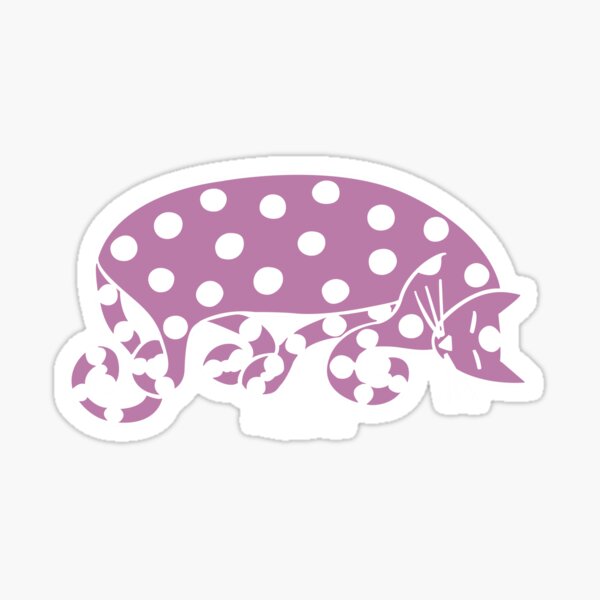 ATOMIC CAT lila, Xelen.net Sticker