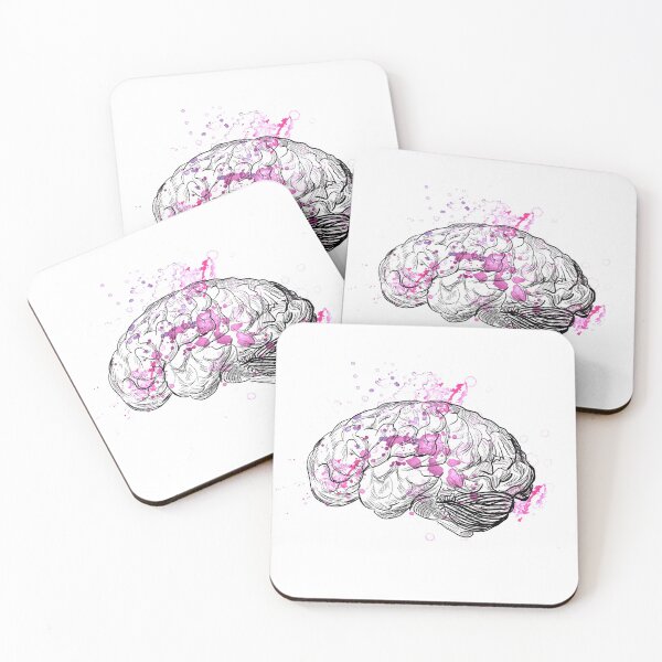 Item preview, Watercolor brain designed and sold by Elastikchachou.