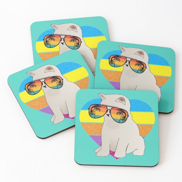 Item preview, CATS WEARING SUNGLASSES (SUNSET EDITION) designed and sold by UnboundFull.