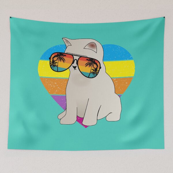 Item preview, CATS WEARING SUNGLASSES (SUNSET EDITION) designed and sold by UnboundFull.