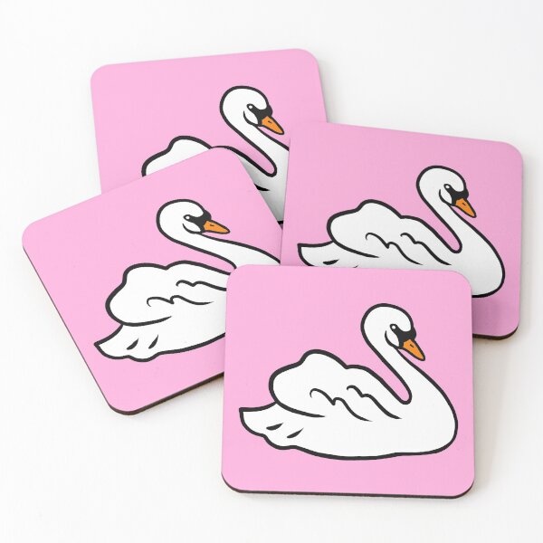Item preview, Swan pink art illustration designed and sold by valdegilde.