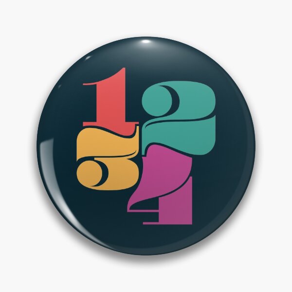 Item preview, 1, 2, 3, 4 Graphic Numbers designed and sold by Chloe Morris.