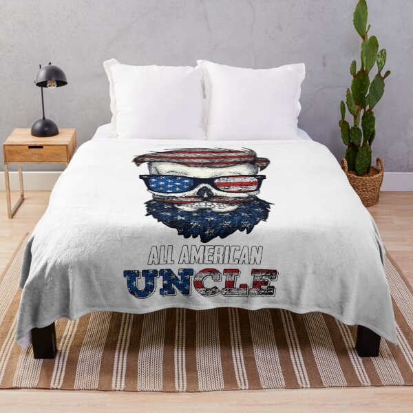 Item preview, Mens Skull All American Uncle 4th of July  designed and sold by AlisonWalsh24.